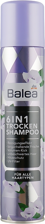Dry Shampoo 6in1 - Balea Trockenshampoo 6 in 1 — photo N2