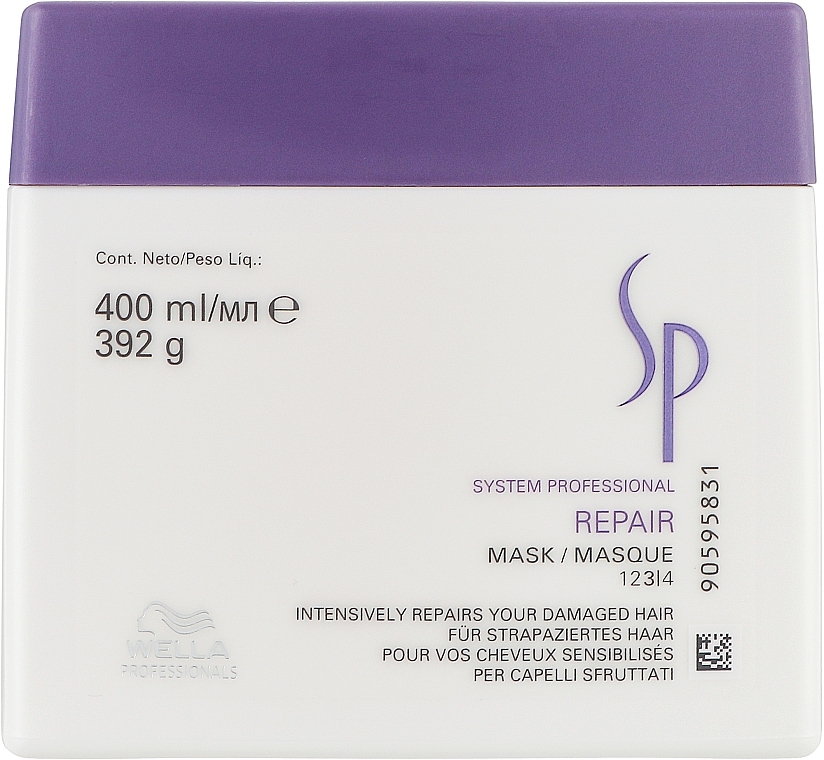 Repair Damaged Hair Mask - Wella Professionals Wella SP Repair Mask — photo N3