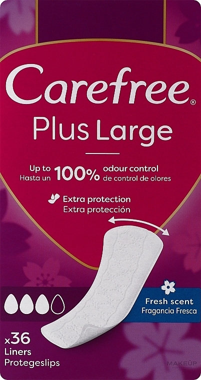 Sanitary Pads - Carefree Large Fresh plus — photo N4