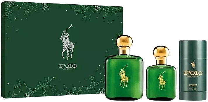 Ralph Lauren Polo Green - Set (edt/118ml+edt/59ml+deo/stick/75ml) — photo N1