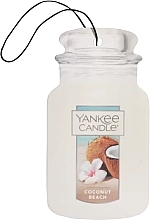 Fragrances, Perfumes, Cosmetics Dry Car Perfume - Yankee Candle Single Car Jar Coconut Beach