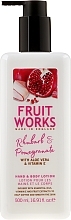 Fragrances, Perfumes, Cosmetics Rhubarb & Pomegranate Hand & Body Lotion - Grace Cole Fruit Works Hand & Body Lotion Rhubarb & Pomegranate