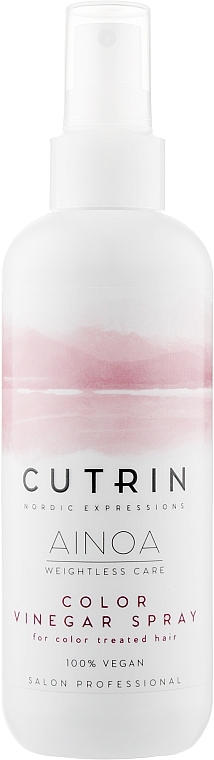 Color Protection Conditioner Spray - Cutrin Ainoa Color Vinegar Spray — photo N1