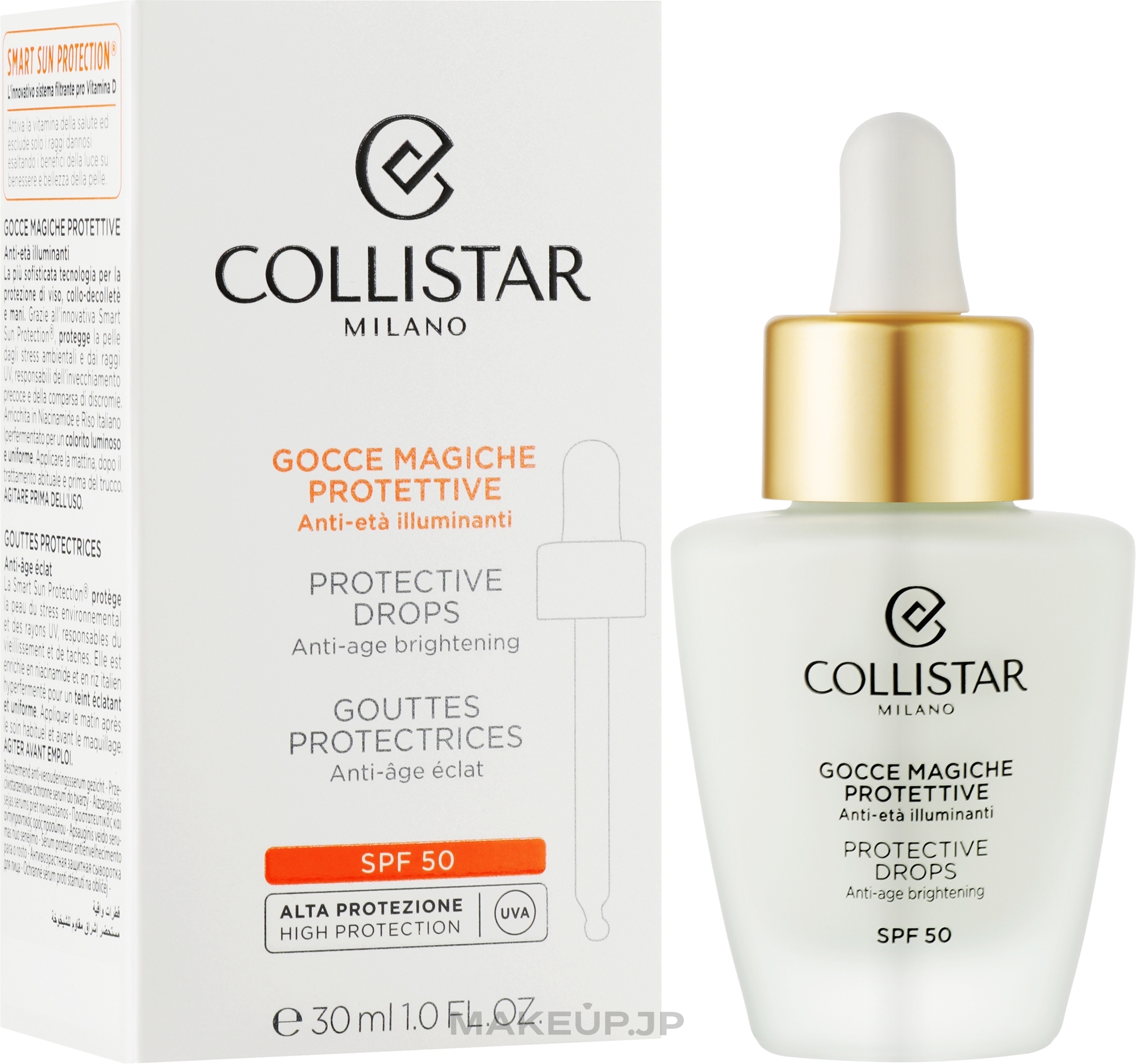 Protective Face Serum - Collistar Protective Drops SPF 50 — photo 30 ml