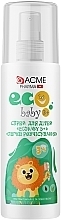 Kids Spray 'Easy Combing' with Aloe Extract and Linseed Oil - Acme Color Eco Baby 3+ — photo N1