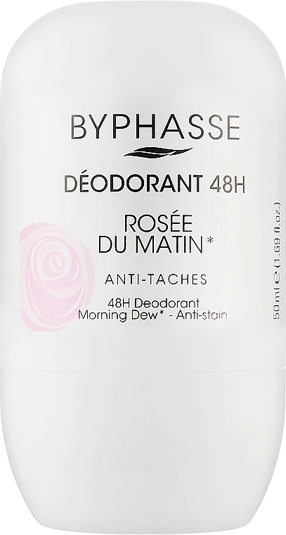 Roll-On Deodorant 'Morning Dew' - Byphasse 48h Deodorant Rosee Du Matin — photo N1