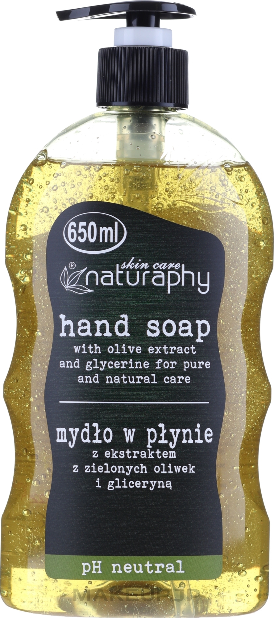 Hand Liquid Soap with Olive Extract - Naturaphy Hand Soap — photo 650 ml