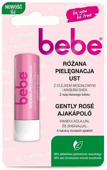 Pink Lip Balm with Almond Oil & Shea Butter - Johnson’s® Bebe Young Care Rose Lip Balm — photo N2