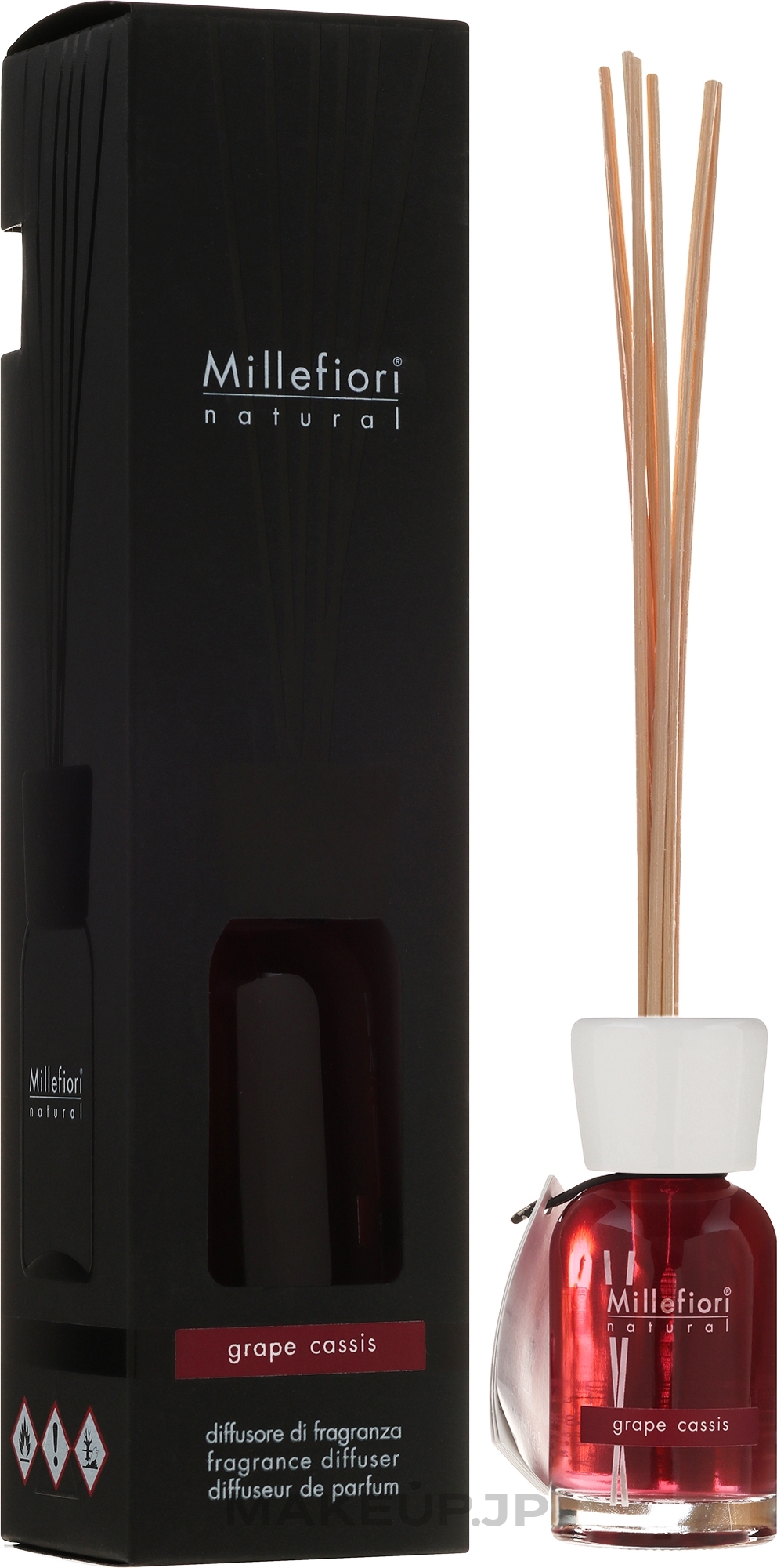 Grape Reed Diffuser - Millefiori Milano Natural Grape Cassis — photo 100 ml