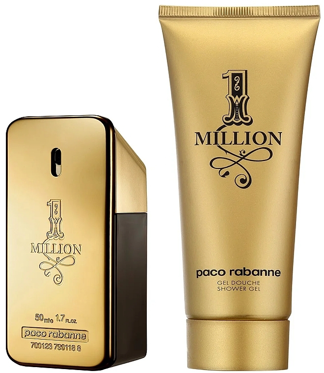 Paco Rabanne 1 Million - Set (edt/50ml + sh/gel/100ml) — photo N2