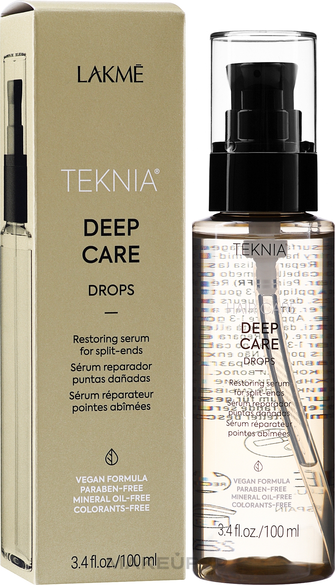 Repairing Hair End Serum - Lakme Teknia Deep Care Drops — photo 100 ml