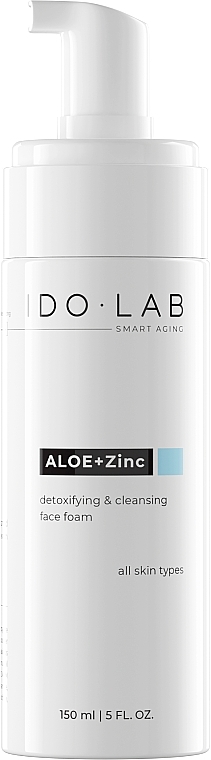 Face Cleansing Foam - Idolab Aloe + Zinc Detoxifying And Cleansing Face Foam — photo N1