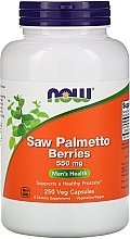 Capsules "Saw Palmetto Berries", 550mg - Now Foods Saw Palmetto Berries — photo N3