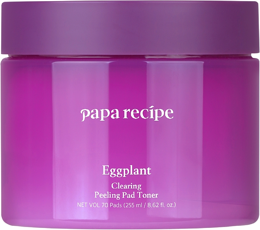 Eggplant Peeling Pads - Papa Recipe Eggplant Clearing Peeling Pad Toner — photo N1