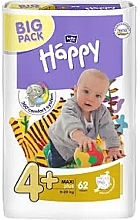 Fragrances, Perfumes, Cosmetics Baby Diapers 9-20 kg, size 4+, 1 pcs - Bella Baby Happy