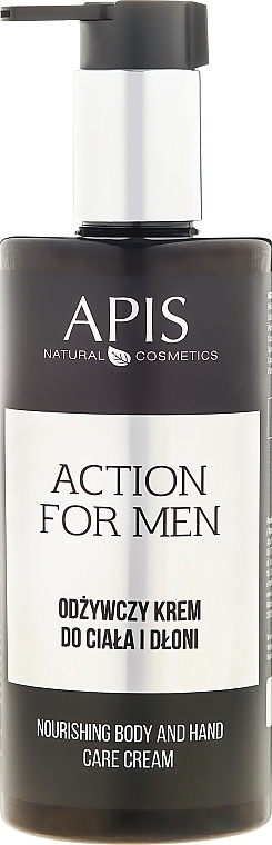 Nourishing Body and Hand Care Cream - APIS Professional Action For Men  — photo N3