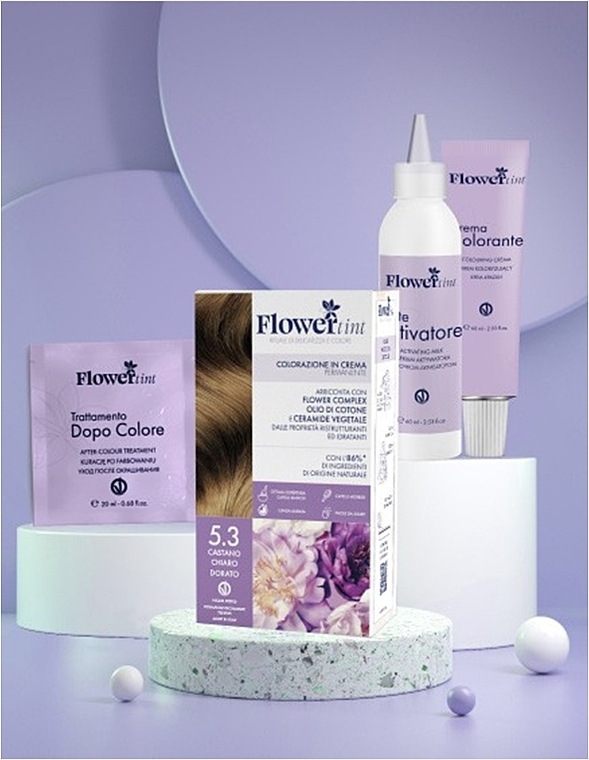 Permanent Hair Color - FlowerTint Permanent Hair Coloring Cream — photo N4