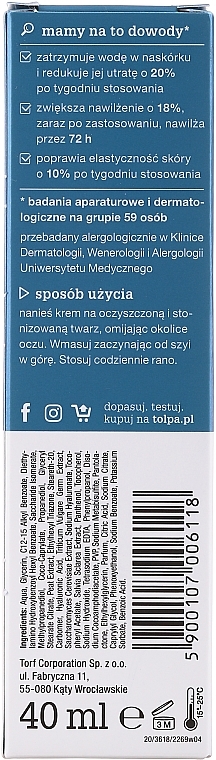 Moisturizing Soothing Cream - Tołpa Dermo Face Hydrativ SPF 10 — photo N3