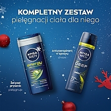 セット - NIVEA MEN Deep Energy (sh/gel/250ml + deo/150ml) — photo N5