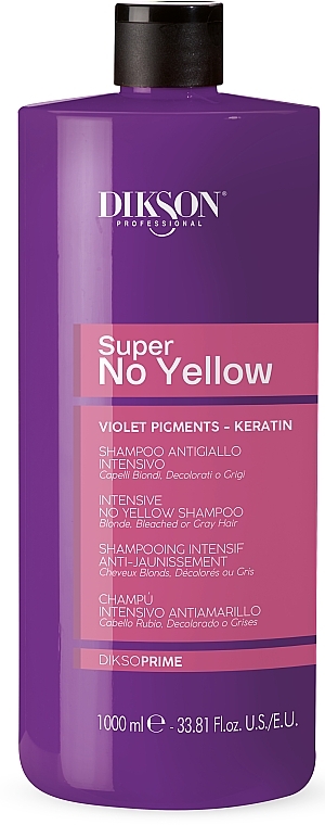 Anti-Yellow Shampoo - Dikson Super No-Yellow Shampoo — photo N1