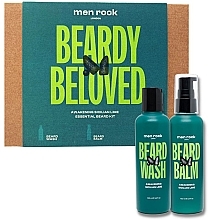 Set - Men Rock Beardy Beloved Awakening Sicilian Lime Essential Beard Kit (beard/soap/100ml + beard/balm/100ml) — photo N1