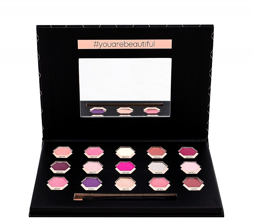 Eyeshadow Palette - Cosmetic 2K Polygon Eyeshadow Palette — photo N3