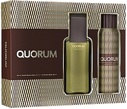 Antonio Puig Quorum - Set (edt/100 ml + deo/150 ml) — photo N2