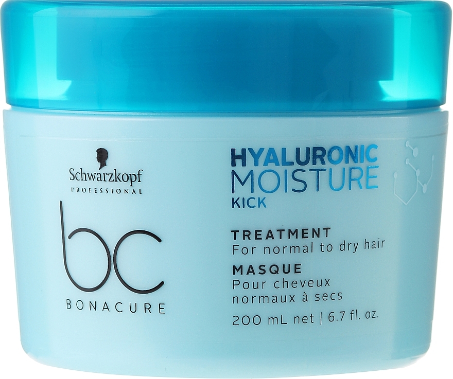 Moisturizing Hair Care Mask - Schwarzkopf Professional Bonacure Hyaluronic Moisture Kick Treatment — photo N1