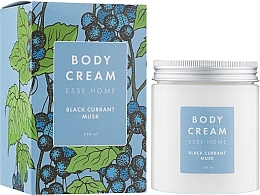 Body Cream with Black Currant & Musk - Esse Home Body Cream Black Currant Musk — photo N2