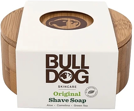 Shave Soap in Bamboo Soap Dish - Bulldog Skincare Original Shave Soap In A Bamboo Bowl — photo N4