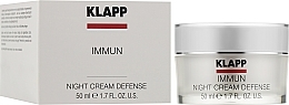 Intensive Night Care Cream - Klapp Immun Night Cream Defense — photo N2