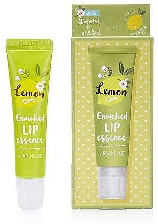 Lip Essence with Lemon Scent - Welcos Around Me Enriched Lip Essence Lemon — photo N1