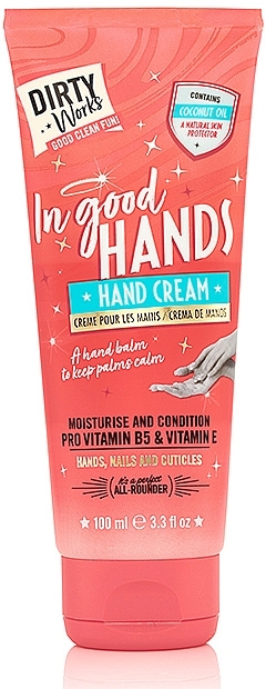 Moisturizing Hand, Nail & Cuticle Cream - Dirty Works In Good Hands Hand Cream — photo N1