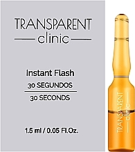 Fragrances, Perfumes, Cosmetics Firming Face Ampoules - Transparent Clinic Instant Flash