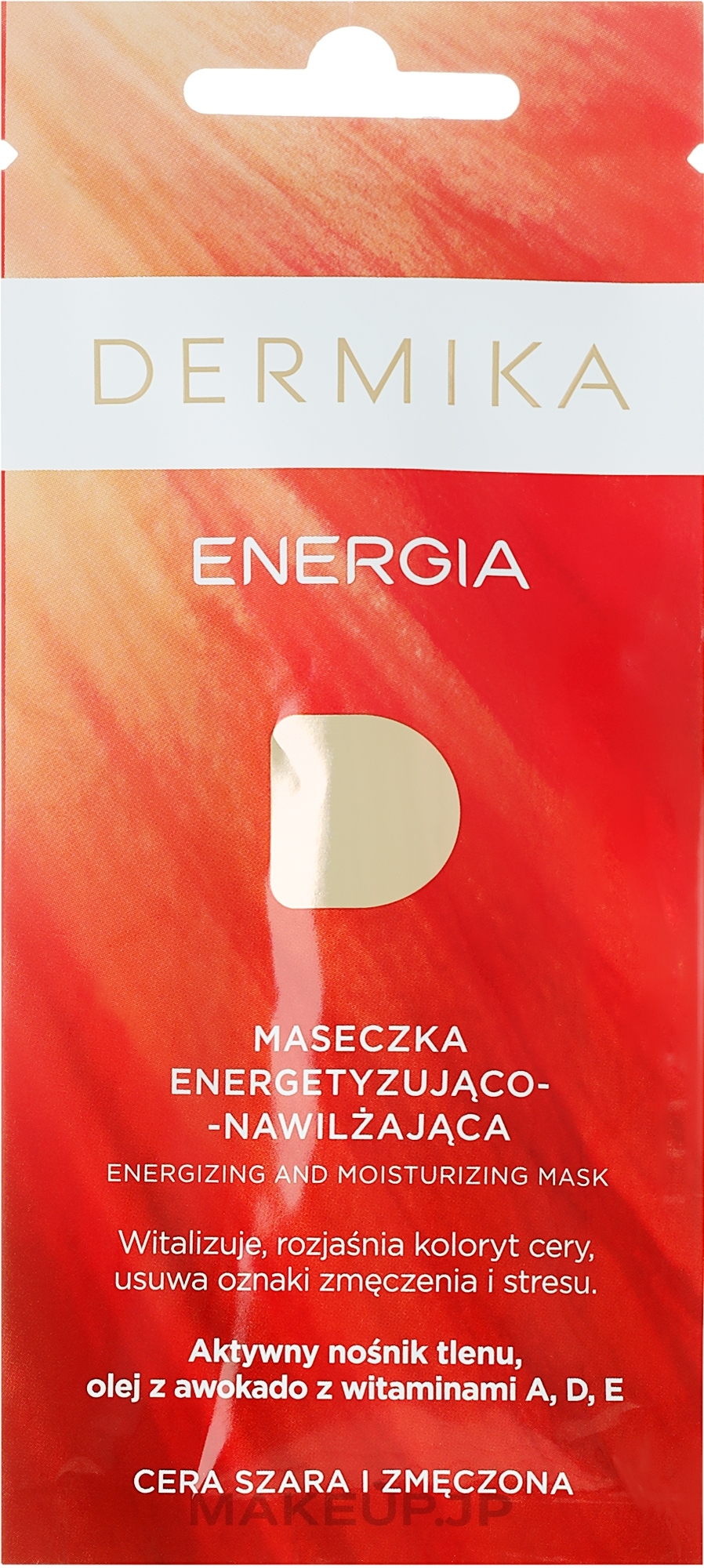 Energizing Mask "Energy" for Dull & Tired Skin - Dermika Energizing and Moisturizing Mask — photo 10 ml