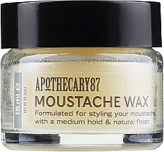 Fragrances, Perfumes, Cosmetics Beard Wax - Apothecary 87 Original Recipe Powerful 1893 Moustache Wax