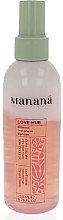 Fragrances, Perfumes, Cosmetics Two-Phase Spray for Colored Hair - Manana Love Hue Bifasico