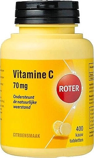 Vitamin C Dietary Supplement, 70 mg, Tablets - Roter Vitamin C — photo N1