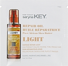 Fragrances, Perfumes, Cosmetics Repairing Lightweight Shea Butter - Saryna Key Damage Repair Oil Pure African Shea Butter Light (sample)