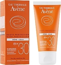 Fragrances, Perfumes, Cosmetics Sunscreen Cream - Avene Sun High Protection Cream SPF 30
