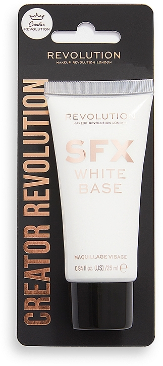 Whitening Matte Foundation - Makeup Revolution Creator Revolution SFX White Base Matte Foundation — photo N4