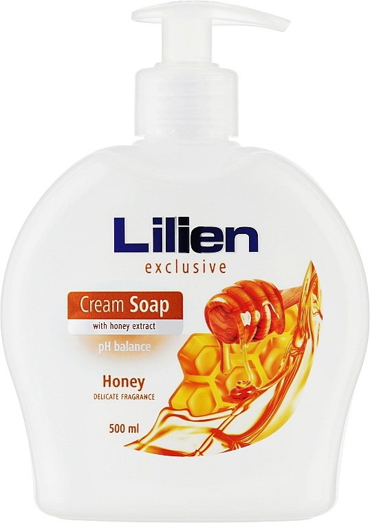 Liquid Honey Cream Soap - Lilien Honey Cream Soap — photo N1