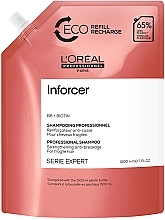 Fragrances, Perfumes, Cosmetics Strengthening Anti-Brittleness Shampoo - L'Oreal Professionnel Serie Expert Inforcer Strength Anti-Breakage Shampoo Eco Refill