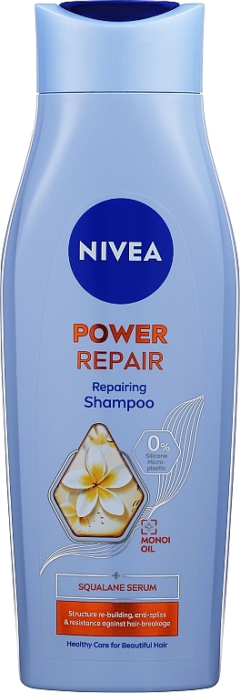 Revitalizing Shampoo with Mannoea Oil and Squalane - NIVEA Power Repair Shampoo — photo N1