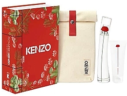 Fragrances, Perfumes, Cosmetics Kenzo Flower by Kenzo - Set (edp/50ml + b/lot/75ml + bag)