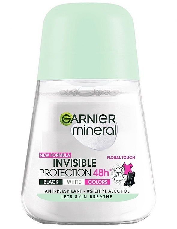 Roll-on Deodorant - Garnier Mineral Invisible Floral Touch 48h Non Stop — photo N1