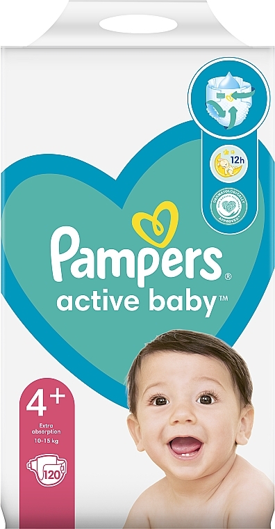 Diapers 'Active Baby', size 3 (Midi) 6-10 kg, 208 pcs. - Pampers — photo N14