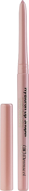 Transparent Lip Contour Pencil - Dermacol Hyaluron Lip Shaper — photo N2