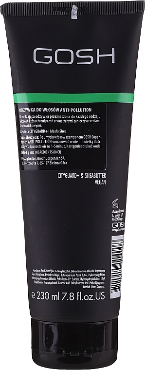 Hair Conditioner - Gosh Anti-Pollution Conditioner — photo N10