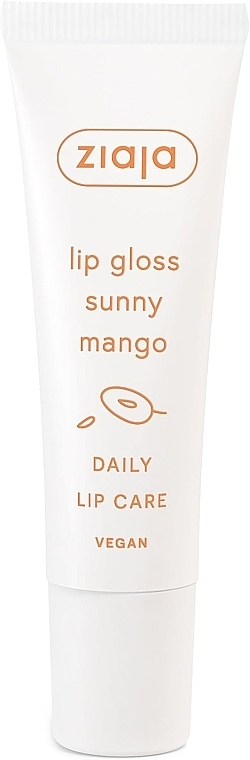 リップグロースバーム - Ziaja Lip Gloss Sunny Mango — photo N1